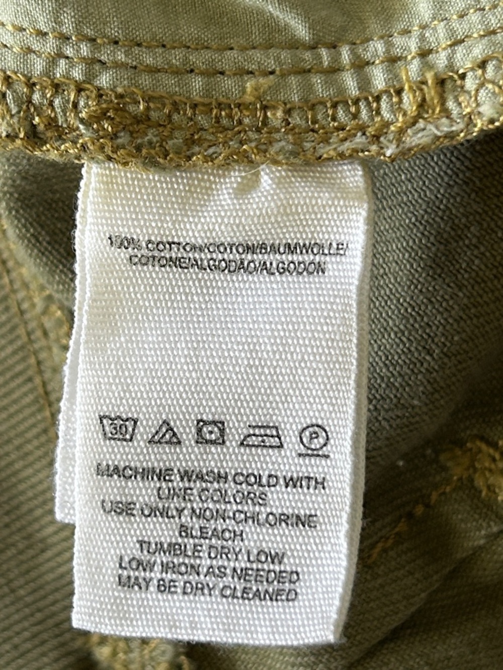 FREE PEOPLE WOMENS CINDY UTILITY OLIVE GREEN HIGH-RISE BUTTON FLY SHORTS SIZE 8 - Picture 6 of 10